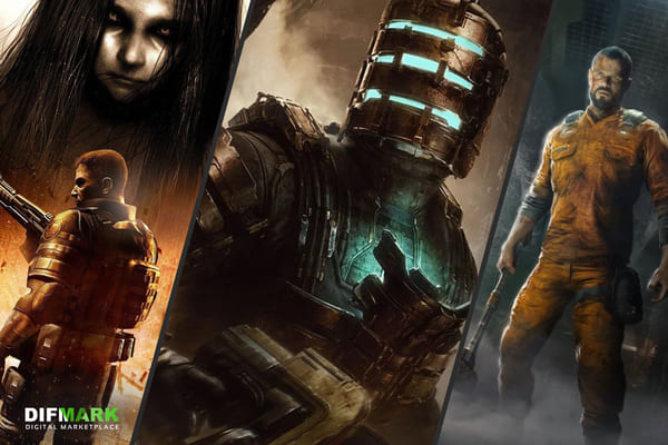 jeux horreur , Difmark , F.E.A.R. , Bloodborne, Dying Light , Resident Evil 7 : Biohazard, The Evil Within 2, Dead Space Remake , The Callisto Protocol,Alan Wake 2,Resident Evil 4 Remake