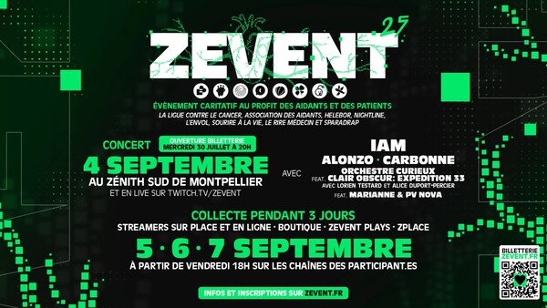 Le ZEVENT revient du 5 au 7 septembre