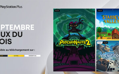PlayStation Plus – Les jeux du mois de septembre 2025