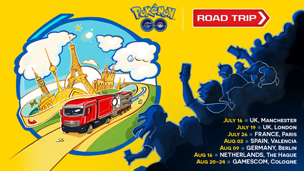Pokémon GO Road Trip – Le Pokémon GO Truck arrive à la gamescom