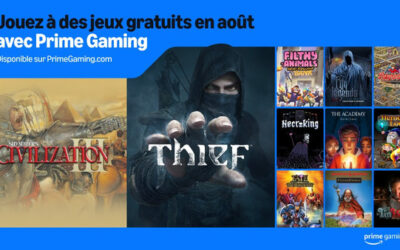 Prime Gaming – Découvrez les offres du mois d’août