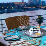 Deliveroo , Galions , restaurant éphémère eSport , péniche du Reef Club, Boulogne-Billancourt