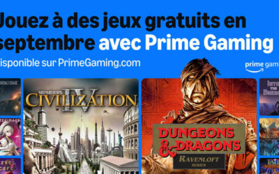 Amazon Prime Gaming – Découvrez la sélection de Septembre 2025