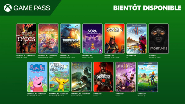 Prochainement dans le Game Pass : Hades, Visions of Mana, …