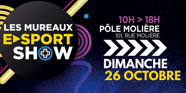Les Mureaux e-Sport Show se dérouleront le 26 octobre au Pôle Molière