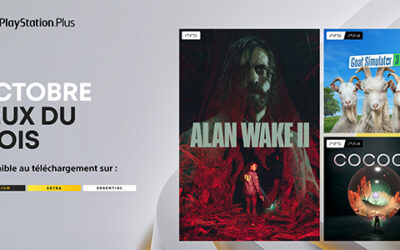 Les nouveautés sur le catalogue PlayStation Plus en octobre