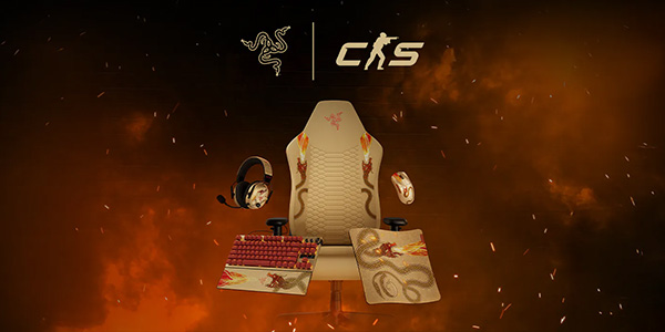 Razer lance une collection dédiée au skin Dragon Lore de Counter-Strike