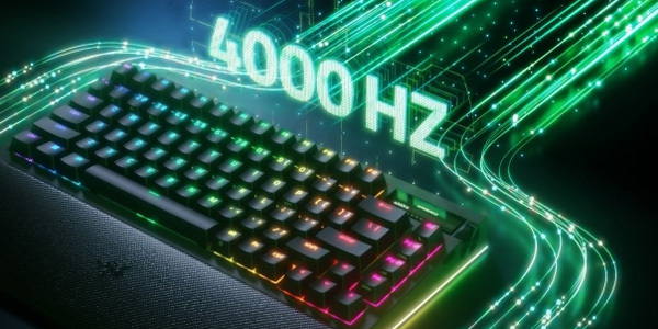 Razer , technologie ,sans fil ,HyperPolling 4 000 Hz , claviers BlackWidow