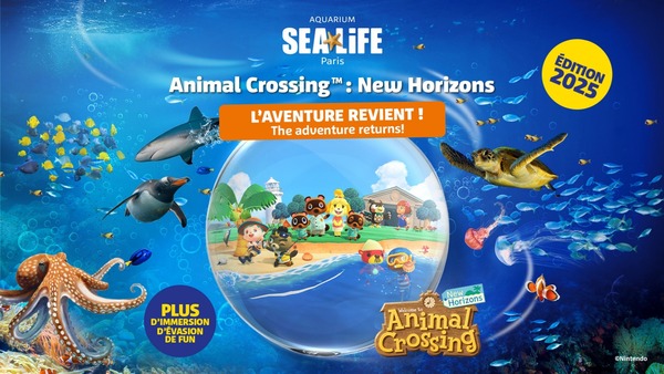 Animal Crossing : New Horizons , SEA LIFE Paris Val d'Europe