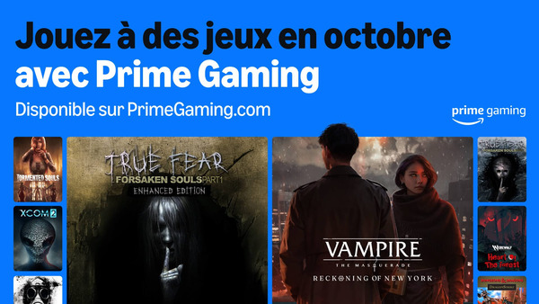Amazon Prime Gaming , octobre 2025