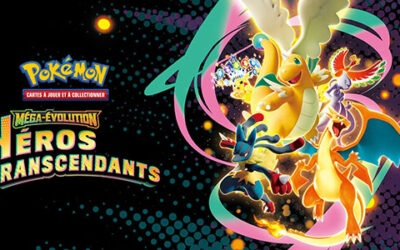 JCC Pokémon : Méga-Évolution – Héros Transcendants est disponible