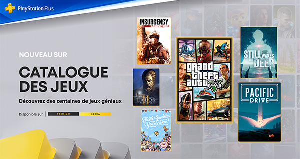 Les nouveautés sur le catalogue PlayStation Plus en novembre