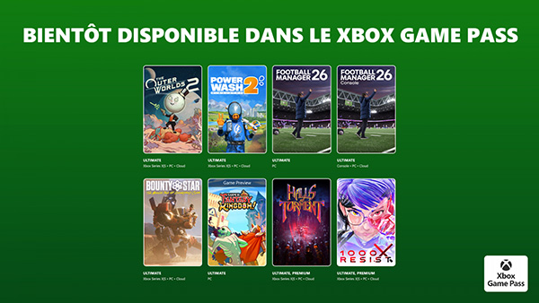 Prochainement dans le Game Pass : The Outer Worlds 2, Football Manager 26, …
