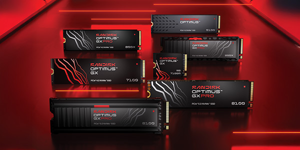CES 2026 , Sandisk , NVMe SSD ,SANDISK Optimus, SANDISK Optimus GX, SANDISK Optimus GX PRO
