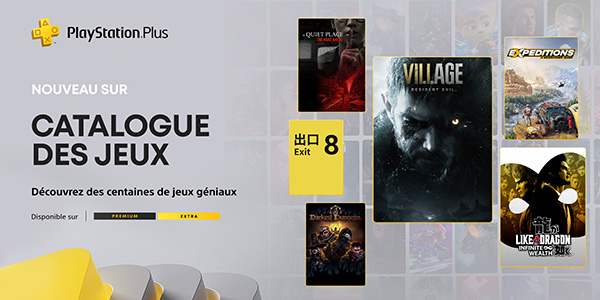 PlayStation Plus , PS Plus, Extra, Premium , janvier 2026 , Resident Evil Village , PS4 , PS5 , Like A Dragon: Infinite Wealth , Expeditions: A MudRunner Game , A Quiet Place: The Road Ahead