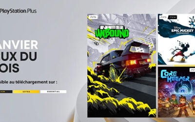 PlayStation Plus – Les jeux du mois de janvier 2026
