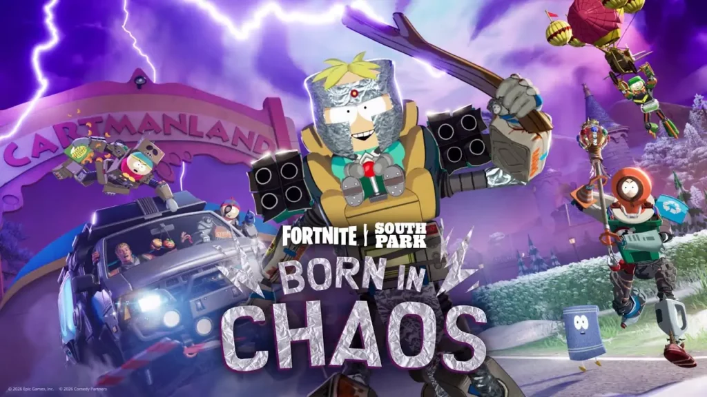 Epic Games, South Park : Les créations de Chaos, South Park: Les créations de Chaos, South Park Les créations de Chaos, South Park , Les créations de Chaos ,Fortnite