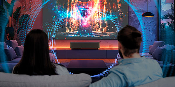 projecteur Epson Lifestudio Grand EH-LS970 4K ultra-courte focale