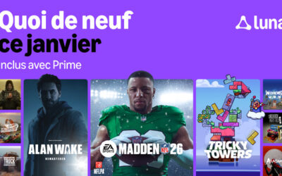 Découvrez les offres Amazon Luna du mois de janvier 2026