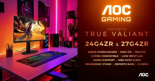 AOC Gaming , 24G4ZR , 27G4ZR