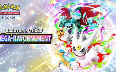JCC Pokémon Pocket : Le booster Méga-Rayonnement sera disponible le 26 mars