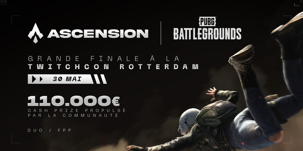 Ascension fait son retour sur PUBG avec 110 000€ de cashprize
