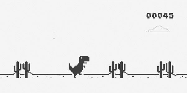 jeu du dinosaure de Google , Chrome Dino