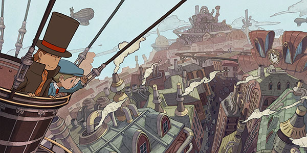 Level-5 , Professeur Layton et le Nouveau Monde à vapeur, PC, PlayStation 5, Nintendo Switch, Nintendo Switch 2