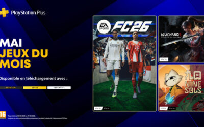 PlayStation Plus – Les jeux du mois de mai 2026