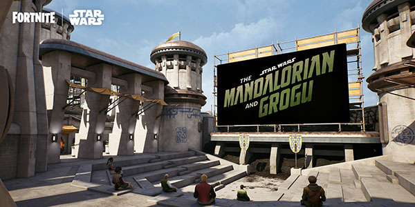 Epic Games , Disney , Lucasfilm, Watch Party The Mandalorian and Grogu , Fortnite