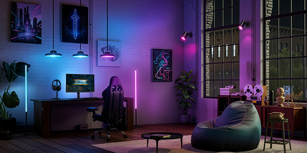 Philips Evnia AmbiScape, système éclairage synchronisé , jeux vidéo