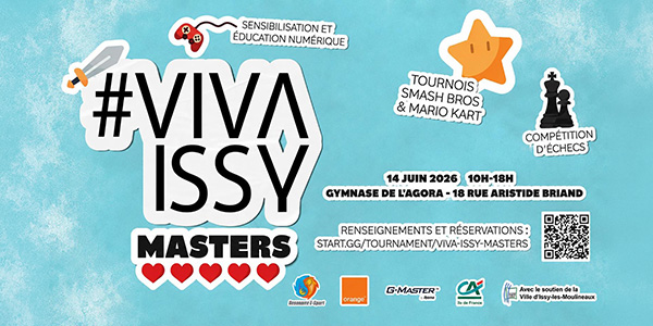 Resonanc'E-Sport , 14 juin 2026, Issy-les-Moulineaux , #VivaIssy Masters , VivaIssy Masters , Super Smash Bros. Ultimate , Mario Kart