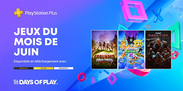 PlayStation Plus, PS Plus, PS4, PS5,Essential, Extra , Premium , juin 2026, Grounded Fully Yoked Edition, Nickelodeon All-Star Brawl 2, Warhammer 40,000: Darktide