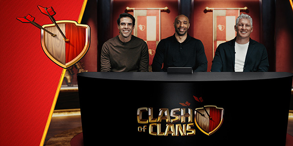 Clash of Clans , Supercell , football , Thierry Henry, Kaká , Bastian Schweinsteiger