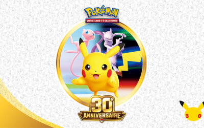 JCC Pokémon – Les produits de l&rsquo;extension célébrant le 30ᵉ Anniversaire