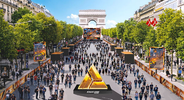 Esports Festival by Esports World Cup , Champs-Elysées , Paris , 2 août