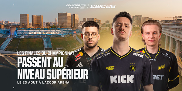 Esports World Cup 2026 – L&rsquo;Accor Arena accueillera la finale de Counter-Strike 2