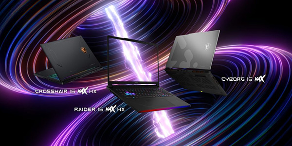 MSI ordinateurs portables gaming, Raider , Cyborg , Raider 16 Max HX B2W , Raider 16 HX B2W , Cyborg 15 Max C2W