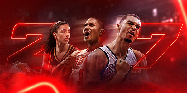 Visual Concepts, 2K Games, 2K Sport , NBA 2K27 , 4 septembre 2026, Victor Wembanyama, Caitlin Clark, Derrick Rose