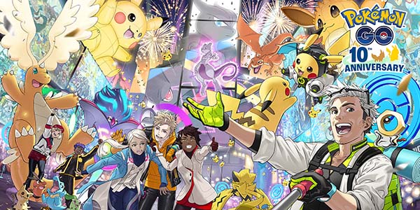 The Pokémon Company , Niantic , Pokémon GO , 10 ans , 10e anniversaire , New York , Times Square