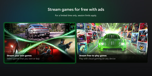 Xbox Insiders , Xbox , streaming , gratuit avec publicité , cloud gaming , xCloud