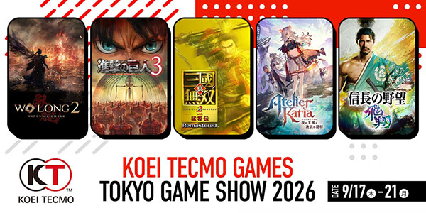 KOEI TECMO , Tokyo Game Show 2026